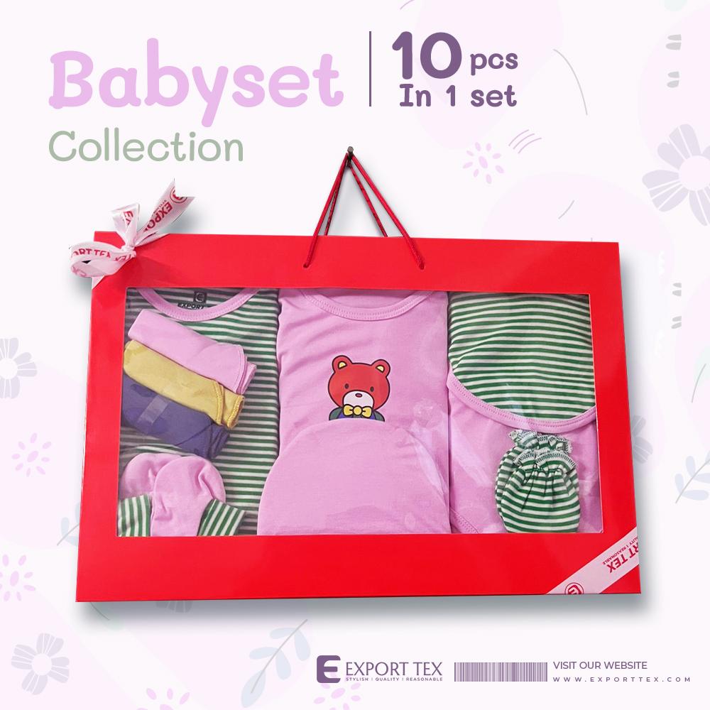 10 pcs Baby Gift Set - Violet